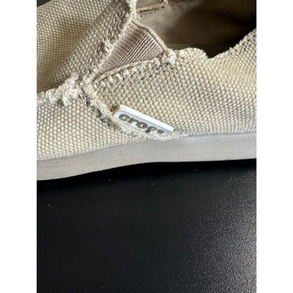 Crocs Santa Cruz Island Khakis Tan Causal Men loafers Shoes Size 8 Vacation - Picture 13 of 13